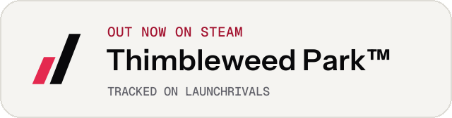 Light launch badge for Thimbleweed Park™