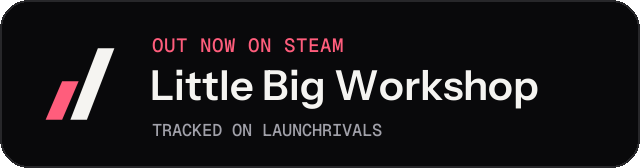 Dark launch badge for Little Big Workshop
