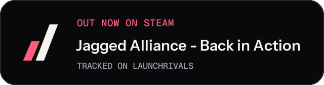 Dark launch badge for Jagged Alliance - Back in Action