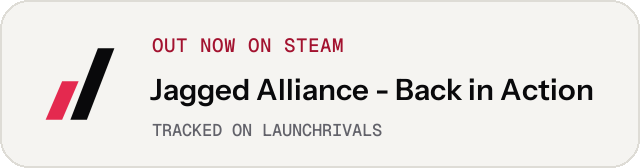 Light launch badge for Jagged Alliance - Back in Action