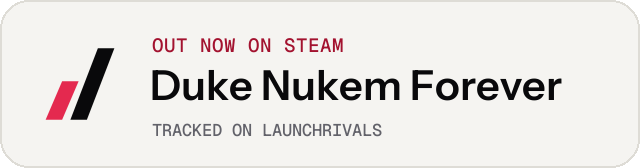 Light launch badge for Duke Nukem Forever