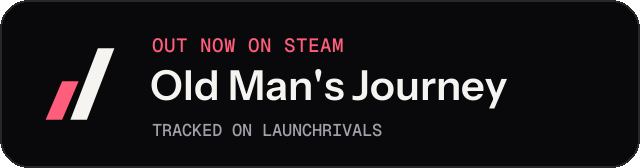 Dark launch badge for Old Man's Journey