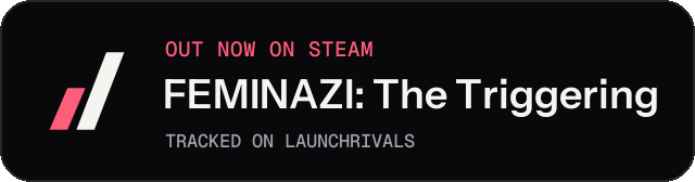 Dark launch badge for FEMINAZI: The Triggering