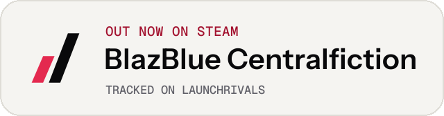 Light launch badge for BlazBlue Centralfiction