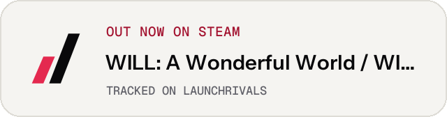 Light launch badge for WILL: A Wonderful World / WILL：美好世界