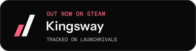 Dark launch badge for Kingsway