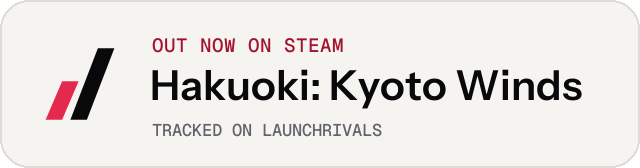 Light launch badge for Hakuoki: Kyoto Winds