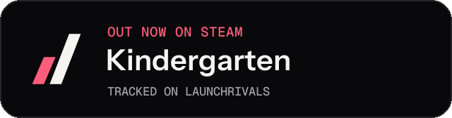 Dark launch badge for Kindergarten