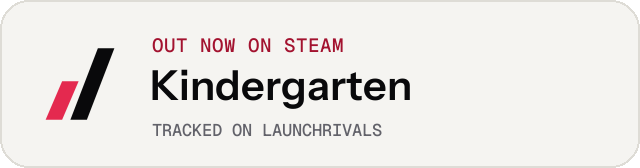 Light launch badge for Kindergarten