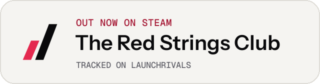 Light launch badge for The Red Strings Club