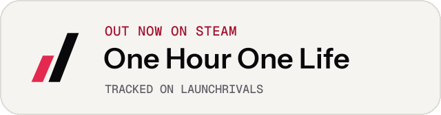 Light launch badge for One Hour One Life