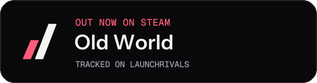 Dark launch badge for Old World