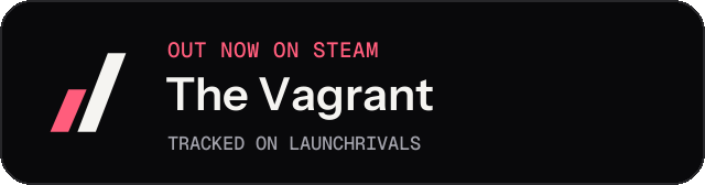 Dark launch badge for The Vagrant