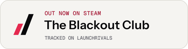 Light launch badge for The Blackout Club