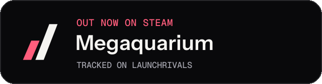 Dark launch badge for Megaquarium