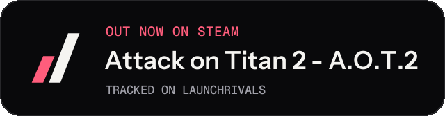 Dark launch badge for Attack on Titan 2 - A.O.T.2