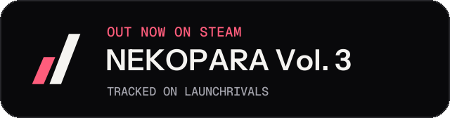 Dark launch badge for NEKOPARA Vol. 3