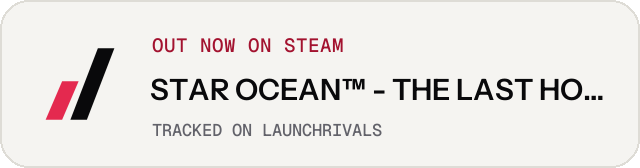 Light launch badge for STAR OCEAN™ - THE LAST HOPE -™ 4K & Full HD Remaster