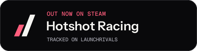 Dark launch badge for Hotshot Racing