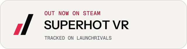Light launch badge for SUPERHOT VR