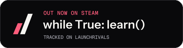 Dark launch badge for while True: learn()