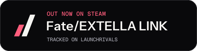 Dark launch badge for Fate/EXTELLA LINK