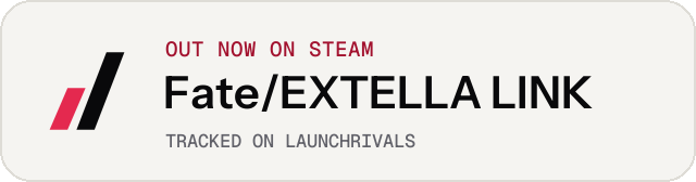 Light launch badge for Fate/EXTELLA LINK