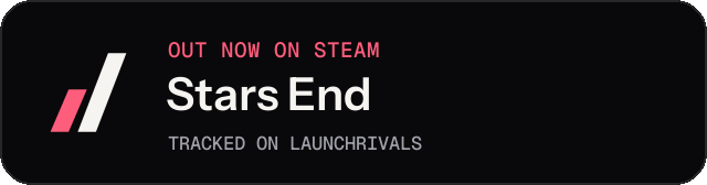 Dark launch badge for Stars End