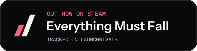Dark launch badge for Everything Must Fall