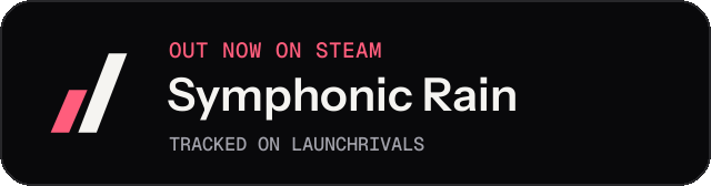 Dark launch badge for Symphonic Rain