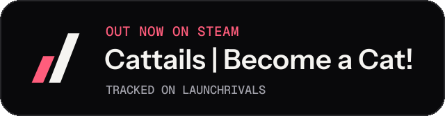 Dark launch badge for Cattails | Become a Cat!