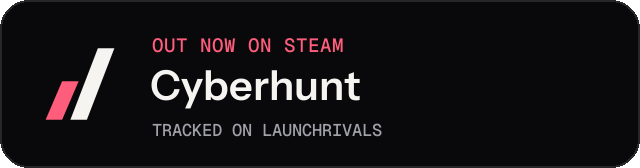 Dark launch badge for Cyberhunt