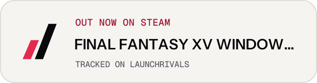 Light launch badge for FINAL FANTASY XV WINDOWS EDITION