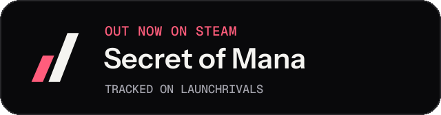 Dark launch badge for Secret of Mana