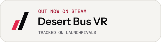 Light launch badge for Desert Bus VR