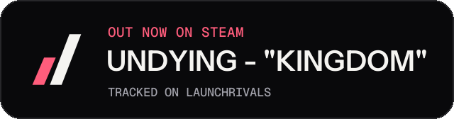 Dark launch badge for UNDYING - "KINGDOM"