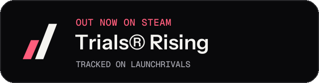 Dark launch badge for Trials® Rising