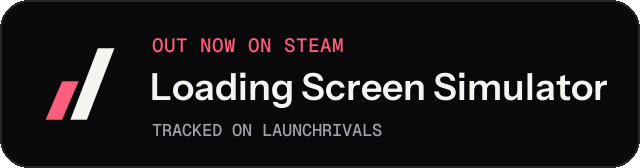 Dark launch badge for Loading Screen Simulator