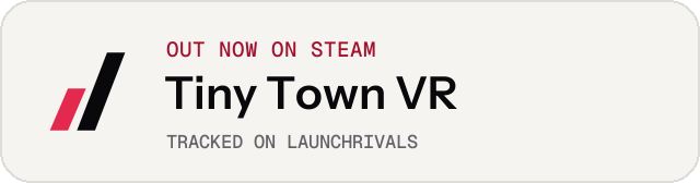 Light launch badge for Tiny Town VR