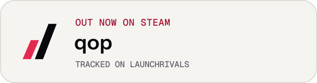 Light launch badge for qop