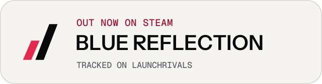 Light launch badge for BLUE REFLECTION