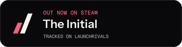 Dark launch badge for The Initial
