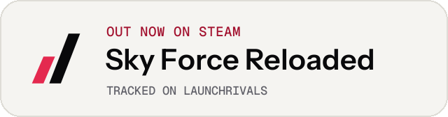 Light launch badge for Sky Force Reloaded