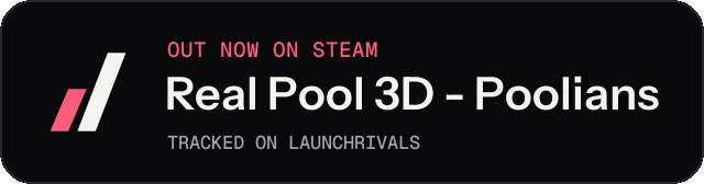 Dark launch badge for Real Pool 3D - Poolians