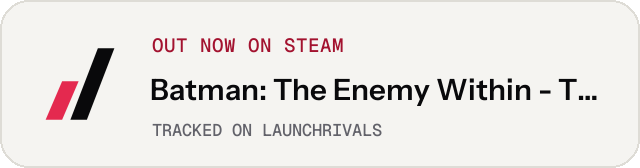 Light launch badge for Batman: The Enemy Within - The Telltale Series