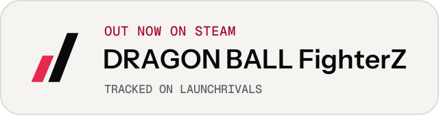 Light launch badge for DRAGON BALL FighterZ