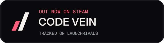 Dark launch badge for CODE VEIN