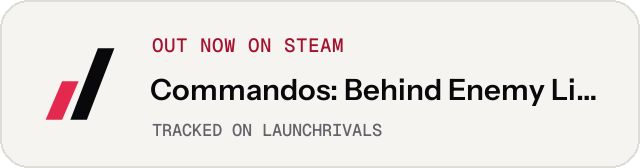 Light launch badge for Commandos: Behind Enemy Lines