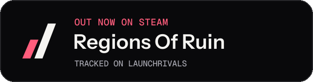 Dark launch badge for Regions Of Ruin