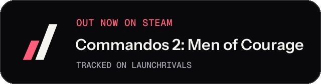 Dark launch badge for Commandos 2: Men of Courage